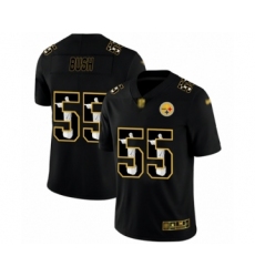 Men's Pittsburgh Steelers #55 Devin Bush Black Jesus Faith Edition Limited Stitched Jersey